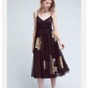 EUC Anthro Moulinette Soeurs Saffron Tulle Dress - 6P